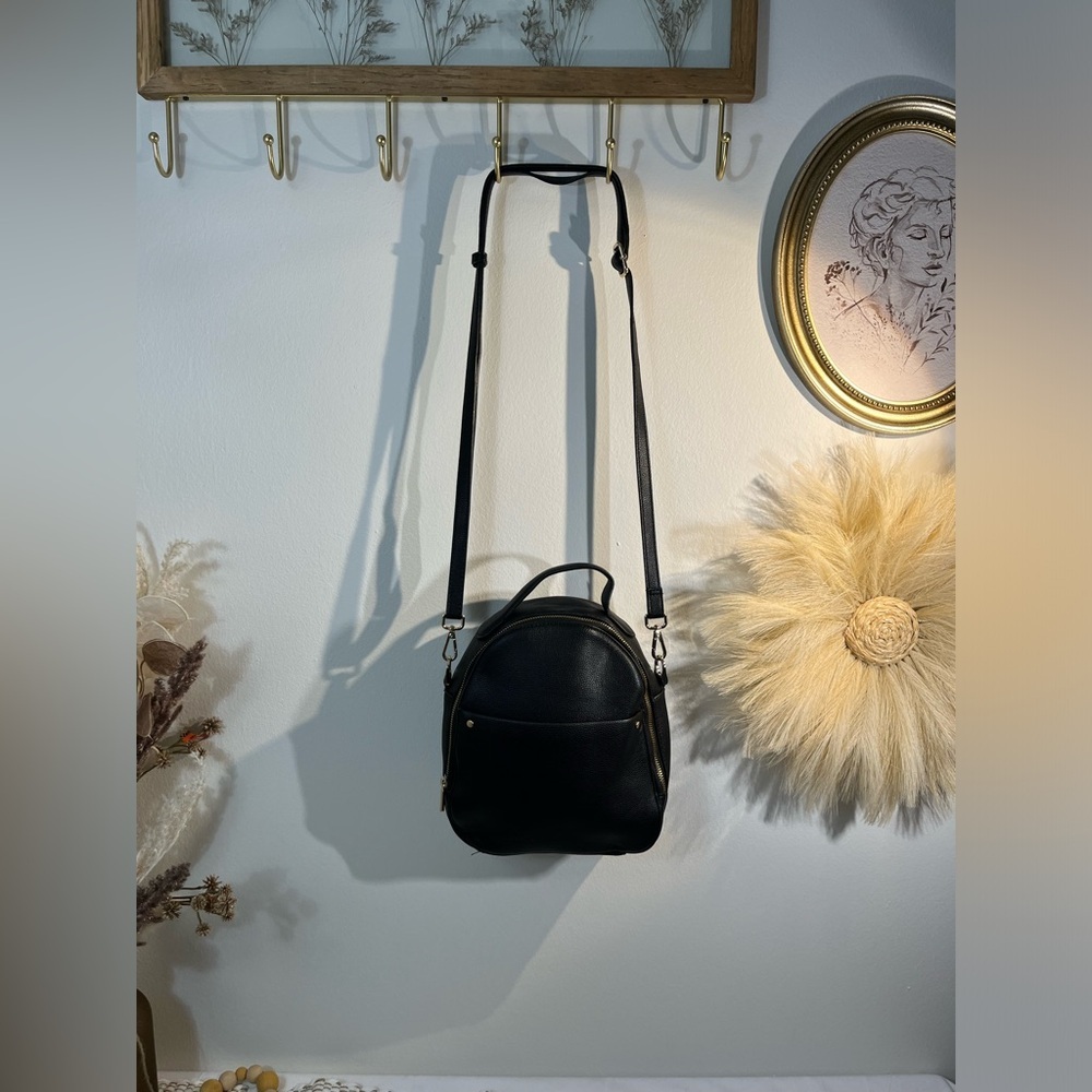 Target A New Day Backpack Style Bag Purse Greige With Gold Hardware & Zipper